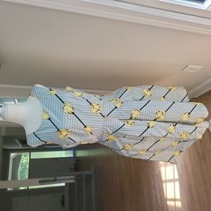 Talbots Floral Woman's Dress Short Sleeve Size 8